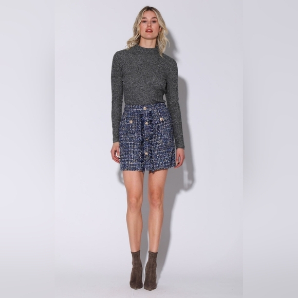 Walter Baker Iliana Skirt in Aurora Tweed – Size 12 – NWT - Picture 4 of 6